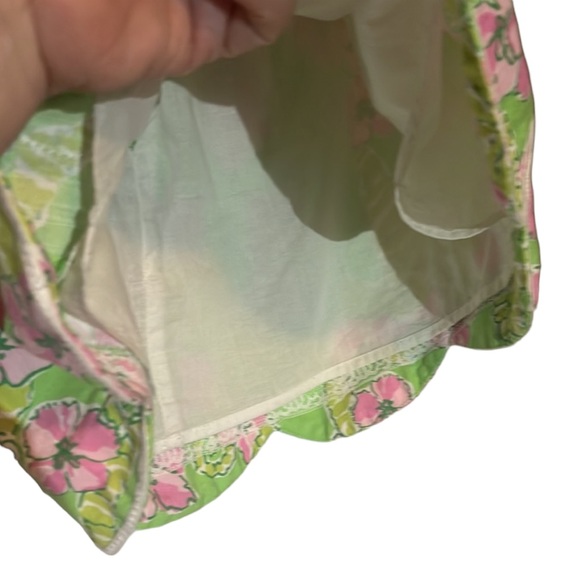 Lilly Pulitzer miniskirt seahorse design. Size 4. Green and pink - Picture 5 of 13